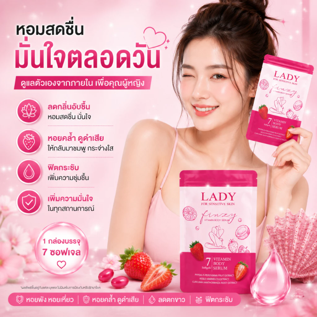 🔥LF🔥แพคเกจใหม่ล่าสุด(ไม่ระบุชื่อสินค้าที่กล่อง)#ladyfin แบบสอด เม็ดเดียวแน่นกระชับ ฟู ไม่