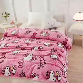 ผ้าห่มนาโน ของขวัญ ของฝาก ผ้าห่มติดรถ ลายน่ารัก แพคเกจถุงซิปสวยงาม มี 2 ขนาด (3 ฟุต/5 ฟุต)