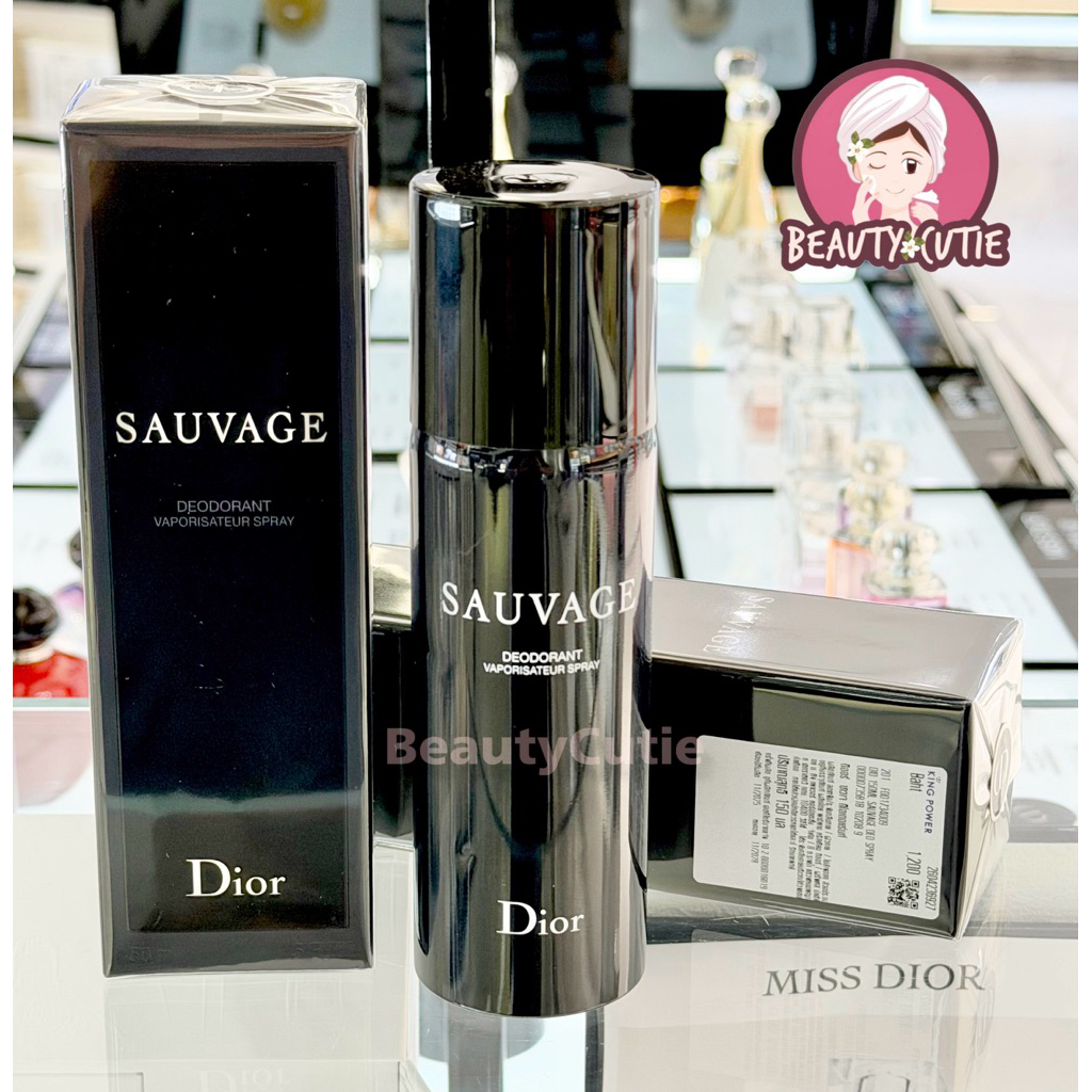 ผลิตปี 2026 Dior Sauvage Deodorant Spray 150 ml ป้ายคิง/ ป้ายห้าง แท้ จากช็อป