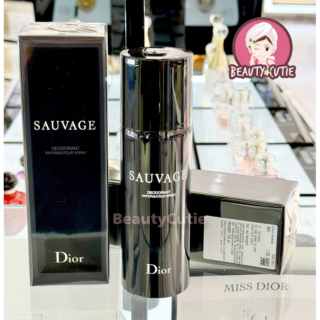 🌟Dior Sauvage Deodorant Spray 150 ml ผลิต 10/2025🌟ป้ายคิง/ ป้ายห้าง แท้💯 จากช็อป