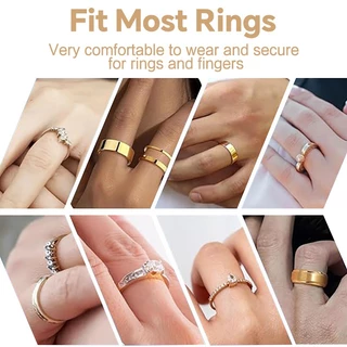 8ชิ้น อุปกรณ์ปรับขนาดแหวน แบบใส กันแหวนหลวม ที่รองแหวนหลวม( 8 ขนาด )ตัวปรับไซส์แหวน ลดไซส์แหวน ลดขนาดแหวน