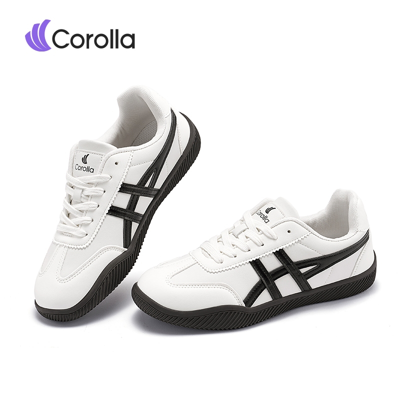 【รองเท้าผู้ชาย】Corolla Nova Shoes รองเท้าผ้าใบแฟชั่นสำหรับผู้ชาย สีขาวมินิมอล ดีไซน์คลาสสิก น้ำหนักเบา กันน้ำ กันลื่น