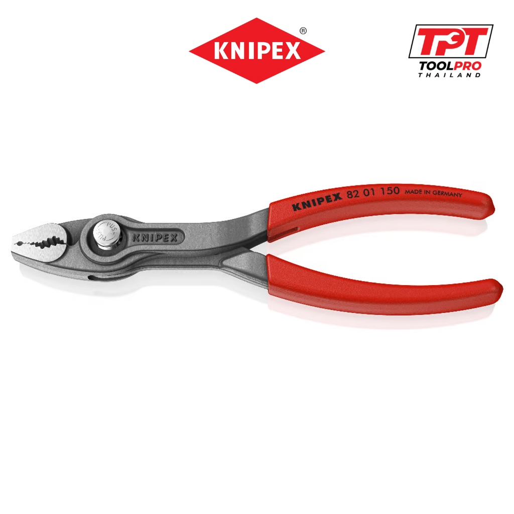 Knipex คีมปากขยาย 150mm TwinGrip Front and Side Gripping Plier (82 01 150)