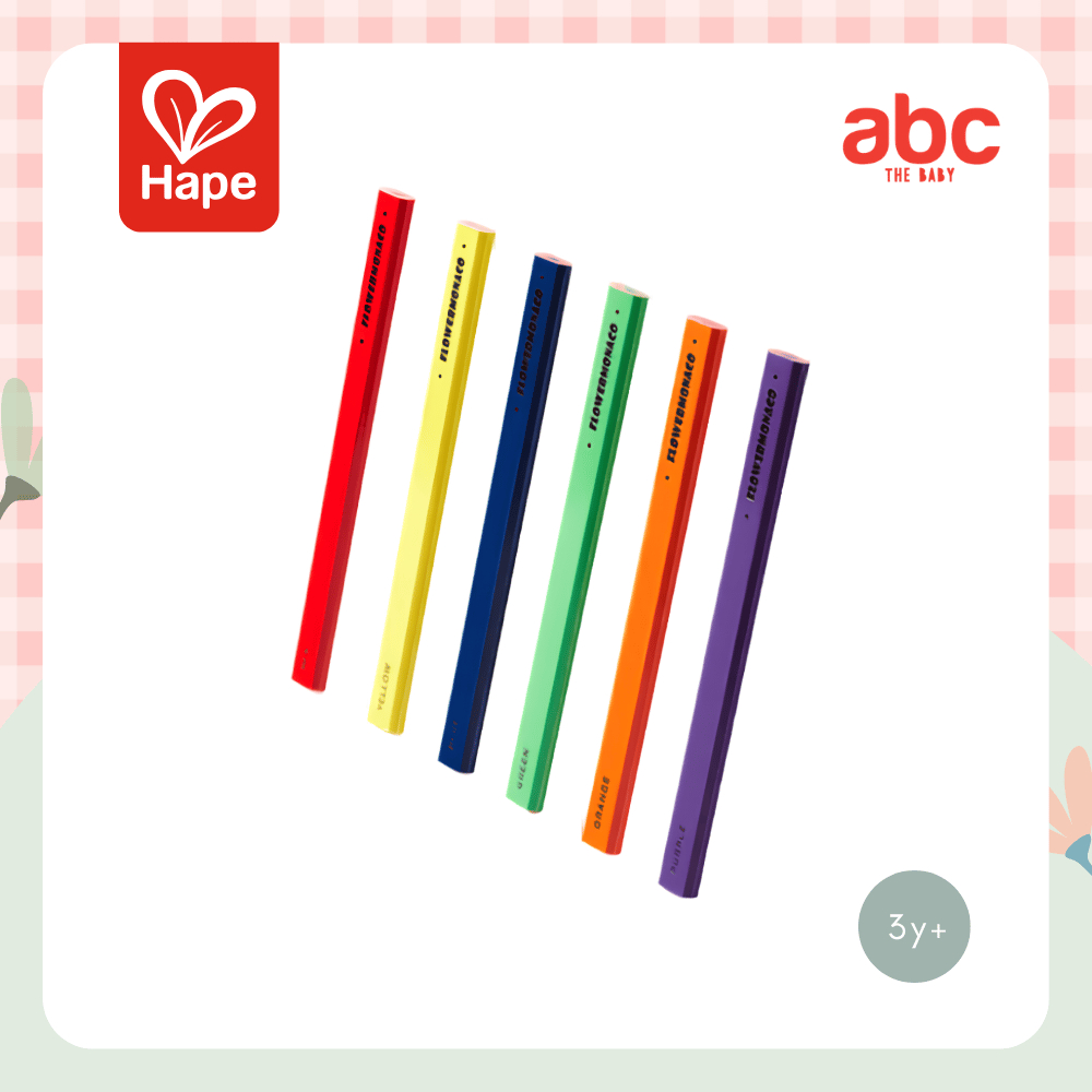 Hape - Colored Pencils for Sketching 6 colors ดินสอสีสำหรับสเก็ตช์ภาพ 3Y+ รูปที่ 6