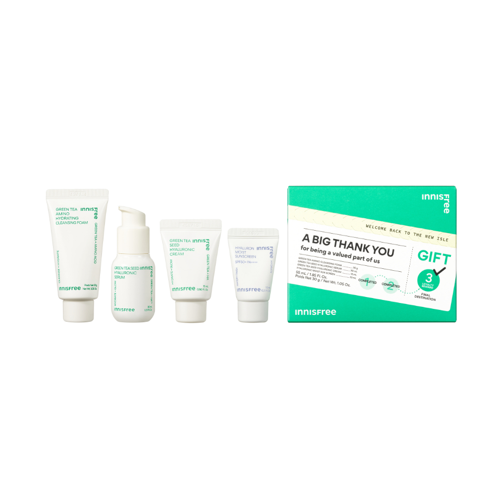 [2500 Points Redemption Gift ] Innisfree P.Exclusive.CRM KIT 4EA