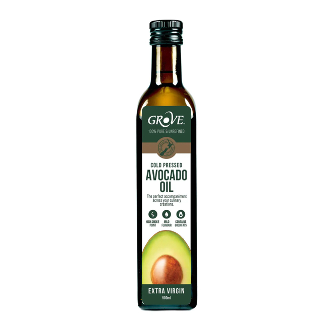 Grove Cold-Pressed Avocado Oil Extra Virgin 250ml. กรูฟ น้ำมัน อโวคาโด ออยล์ เอ็กซตร้า เวอร์จิ้น
