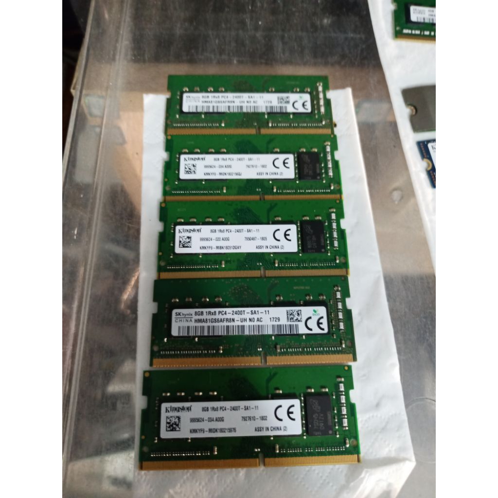 แรมโน็ตบุ๊ค DDR4 8G BUS 2400T มือสอง