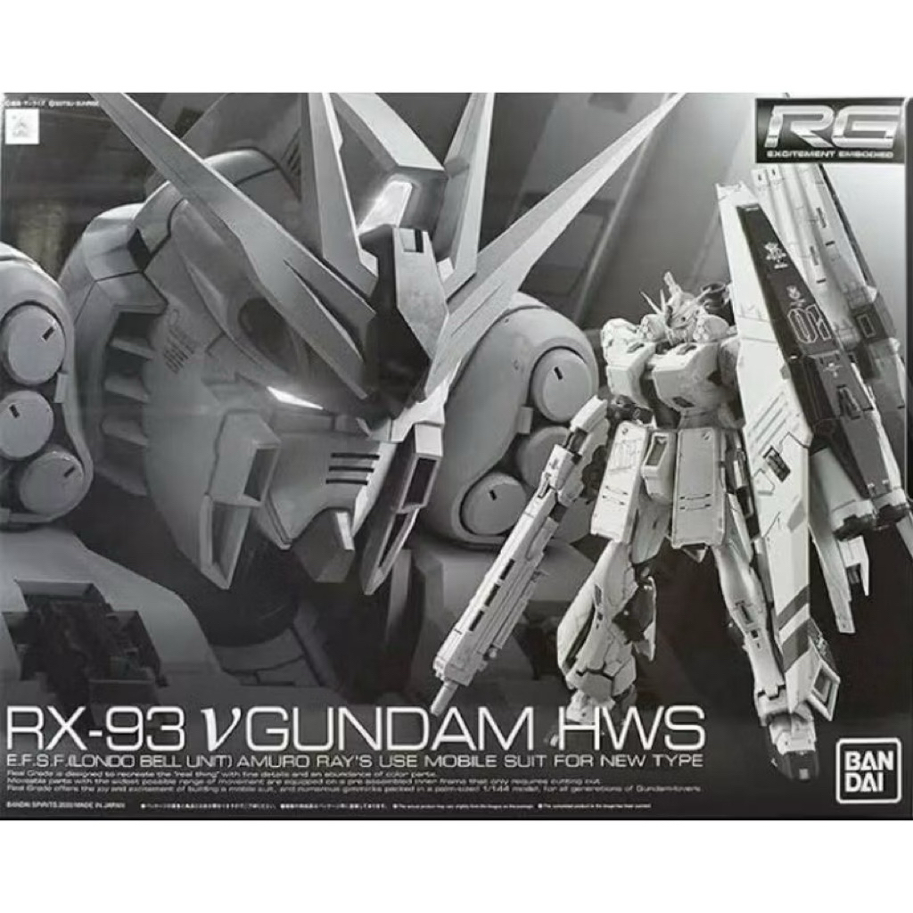1/144 Rg nu Gundam hws