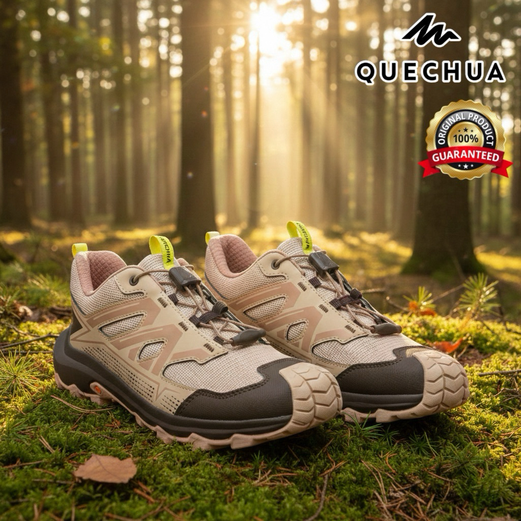 รองเท้าเดินป่าสำหรับเด็ก “มีไซส์ 35-38” รุ่น Crossrock (สีเบจ) QUECHUA