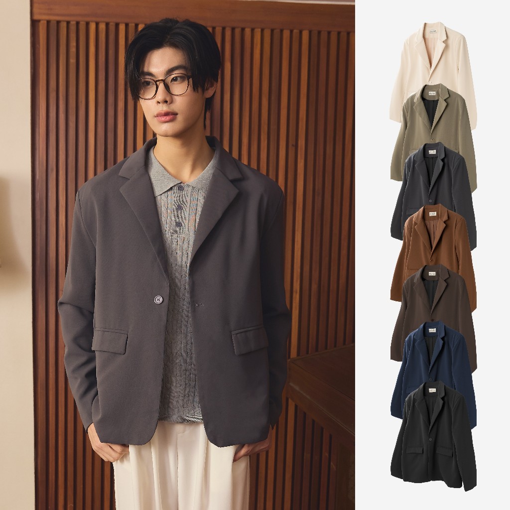 KN Saint เสื้อสูท Blazer สไตล์เกาหลี มีทั้งหมด 6 สี เสื้อเบลเซอร์ งานแต่ง วาเลนไทน์(KN311)
