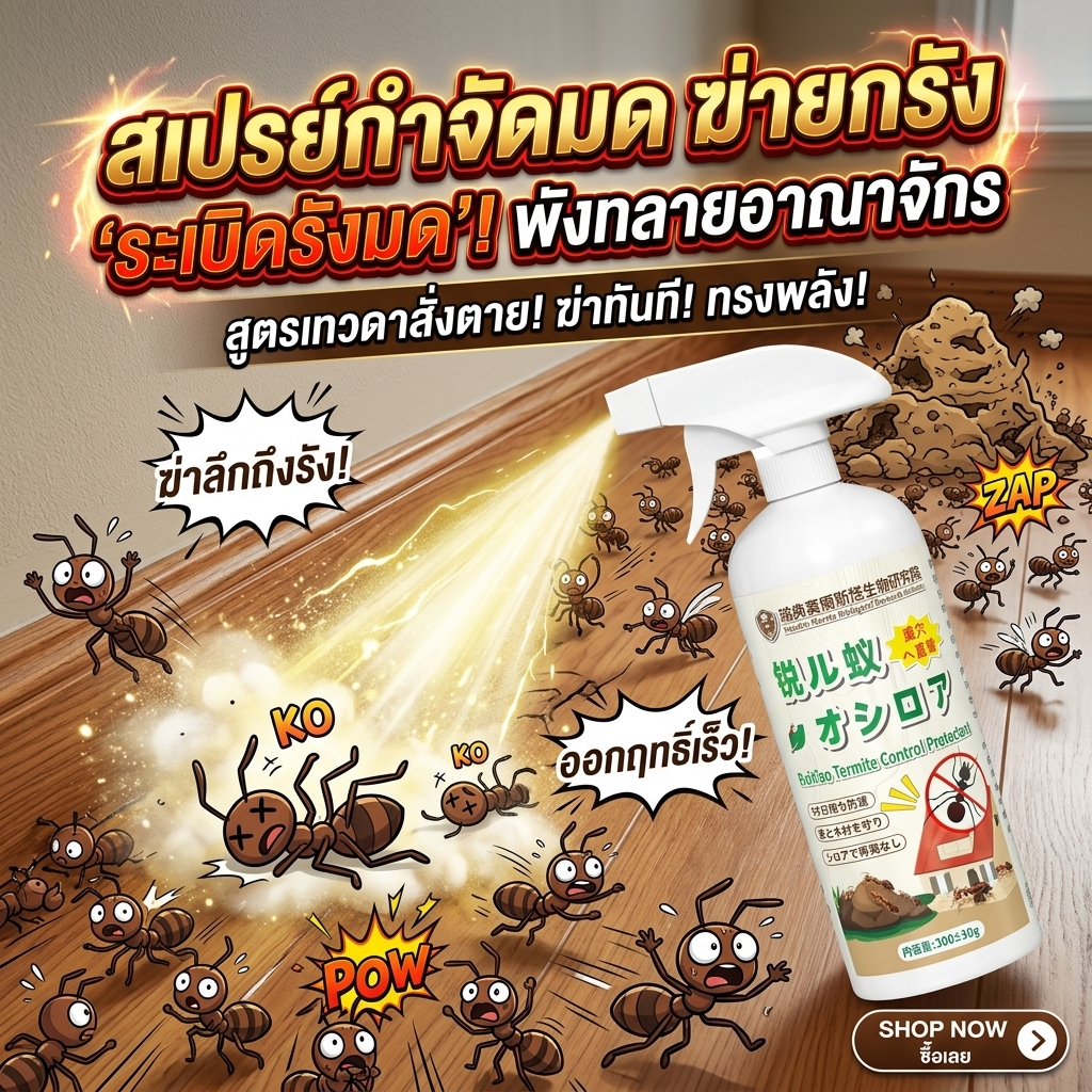 🚫🐜บ้านปลอดมด🐜🚫SLB สเปรย์ ไล่มด กำจัดมด ยาฆ่ามด ยากําจัดมด กำจัดทางเดินมด ฉีดครั้งเดียว ไล่มดได้