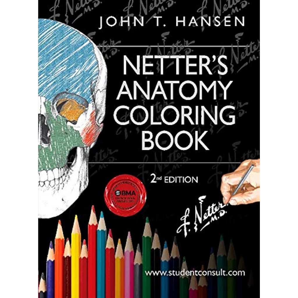 หนังสือ Netter's Anatomy Coloring Book ed 2/2014