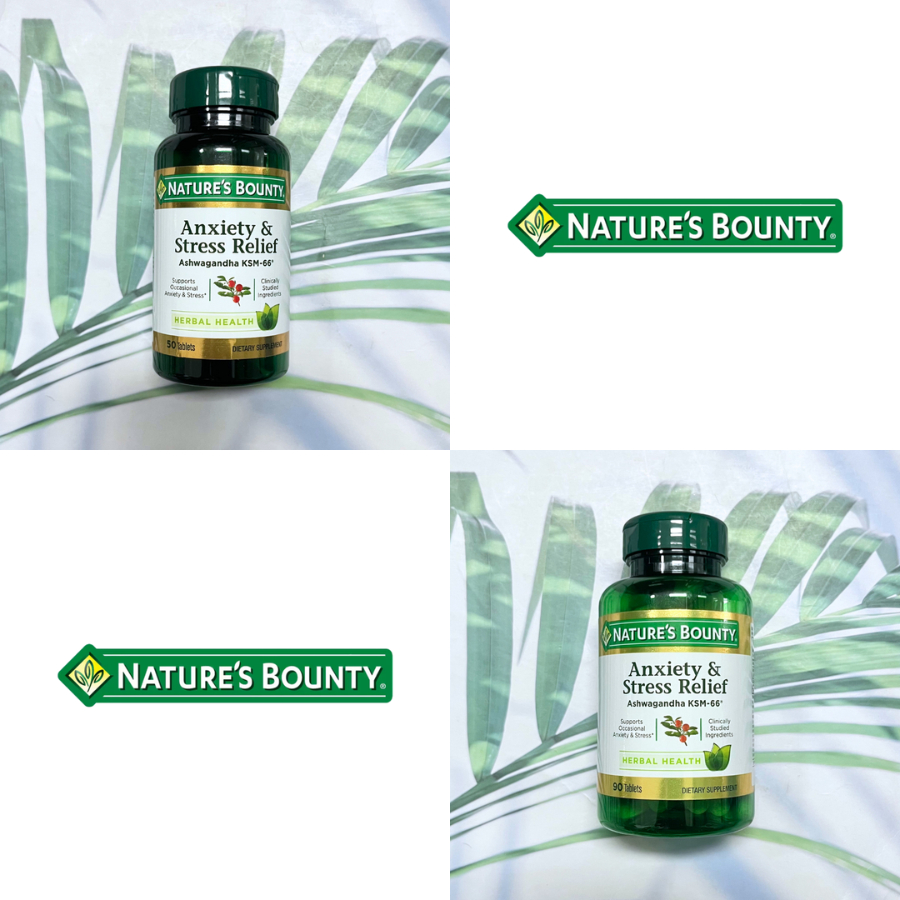 (Nature's Bounty®) Anxiety Stress Relief แองไซตี้ สเตรส รีลีฟ