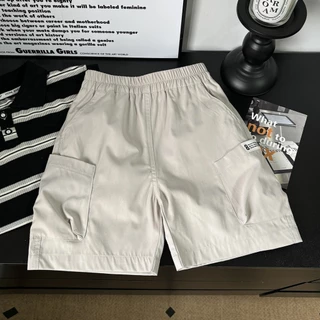 Babyonline(Y360)O1-OF1 (ส่งด่วน1วัน) กางเกงขาสั้นสีพื้นสำหรับเด็ก ผ้าฝ้าย นิ่ม ใส่สบาย