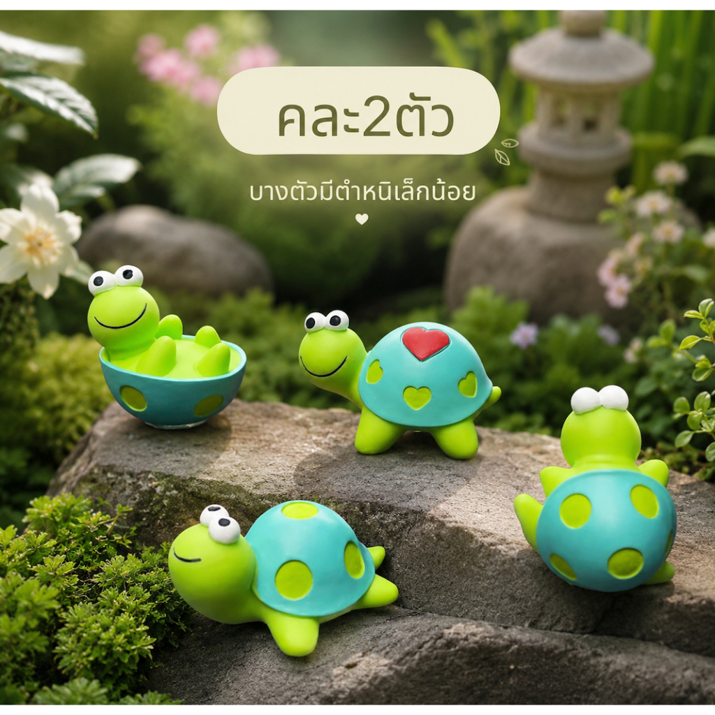 งานคละ เรซิ่นจิ๋ว มีให้เลือกหลายแบบ แถมกาวติด โมเดลฟิกเกอร์
