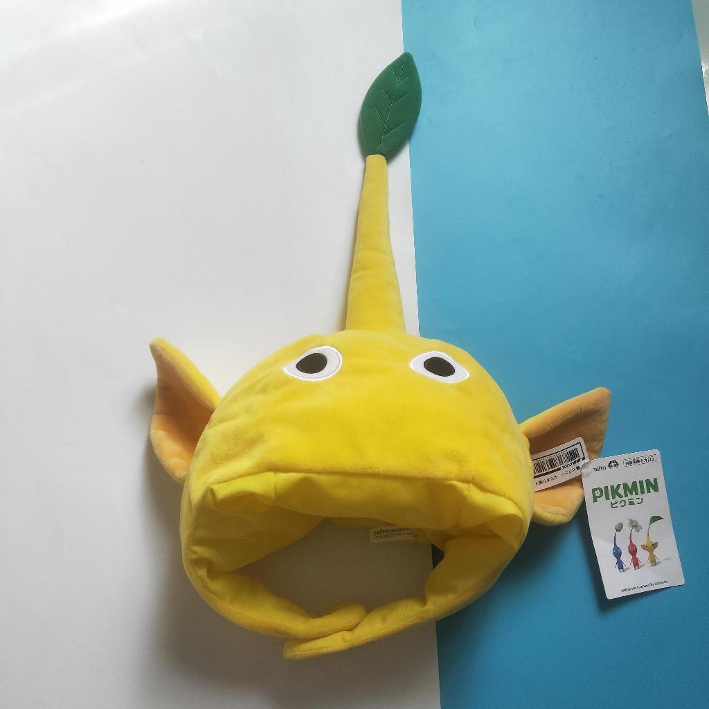 หมวกพิกมินสีเหลือง Pikmin Yellow Hat หมวกคอสเพลย์ตุ๊กตา ลิขสิทธิ์แท้ Taito จากญี่ปุ่น ของใหม่มือ 1 ม