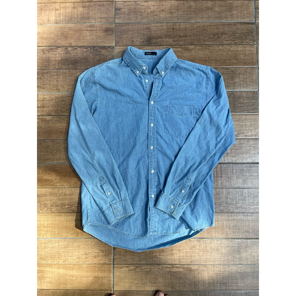 เสื้อ Basico Denim Shirt มือสอง