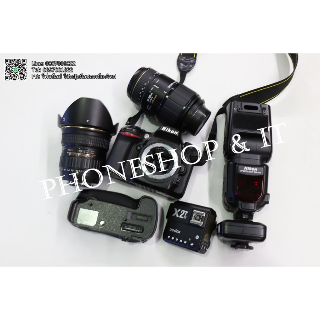Nikon D7200 + เลนส์ Sigma 70-300mm f4-5.6 + เลนส์ Tokina SD 11-16mm f 2.8 +แฟลช 2 ตัว ขาย 16,900 บาท