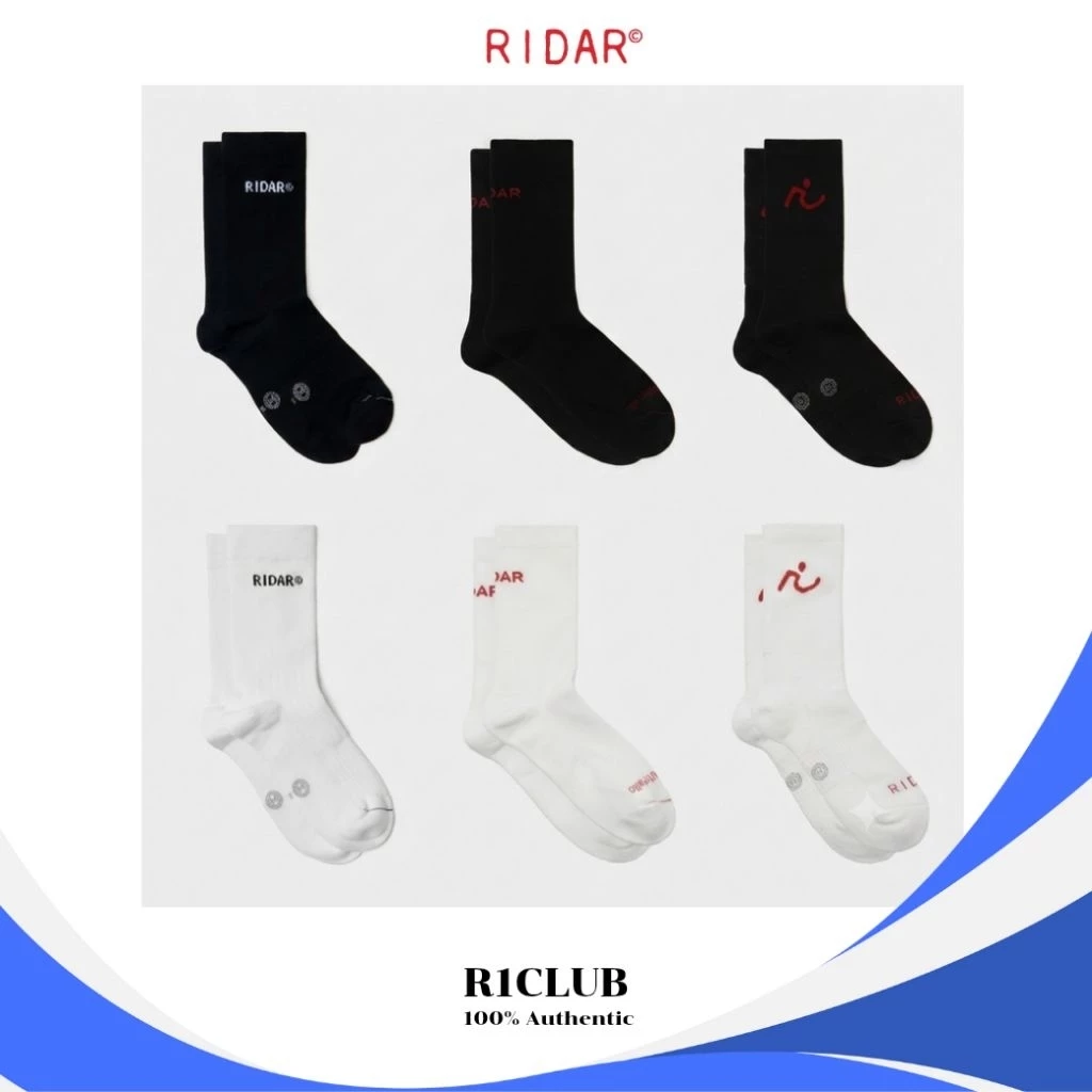 [พร้อมส่ง] ถุงเท้าวิ่ง RIDAR SOCKS ทุกรุ่น (แบบแบ่งขาย1คู่) [แท้100%]