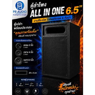 ตู้ All in one 6.5 นิ้ว งานดิบไม้อัดแท้เกรดเอ
