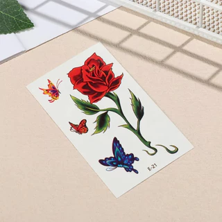 เซ็ท 30 แผ่น แทททูสไตล์ญี่ปุ่น ลายดอกไม้ ลายเท่ๆ(รอยสักชั่วคราว) sticker tattoo