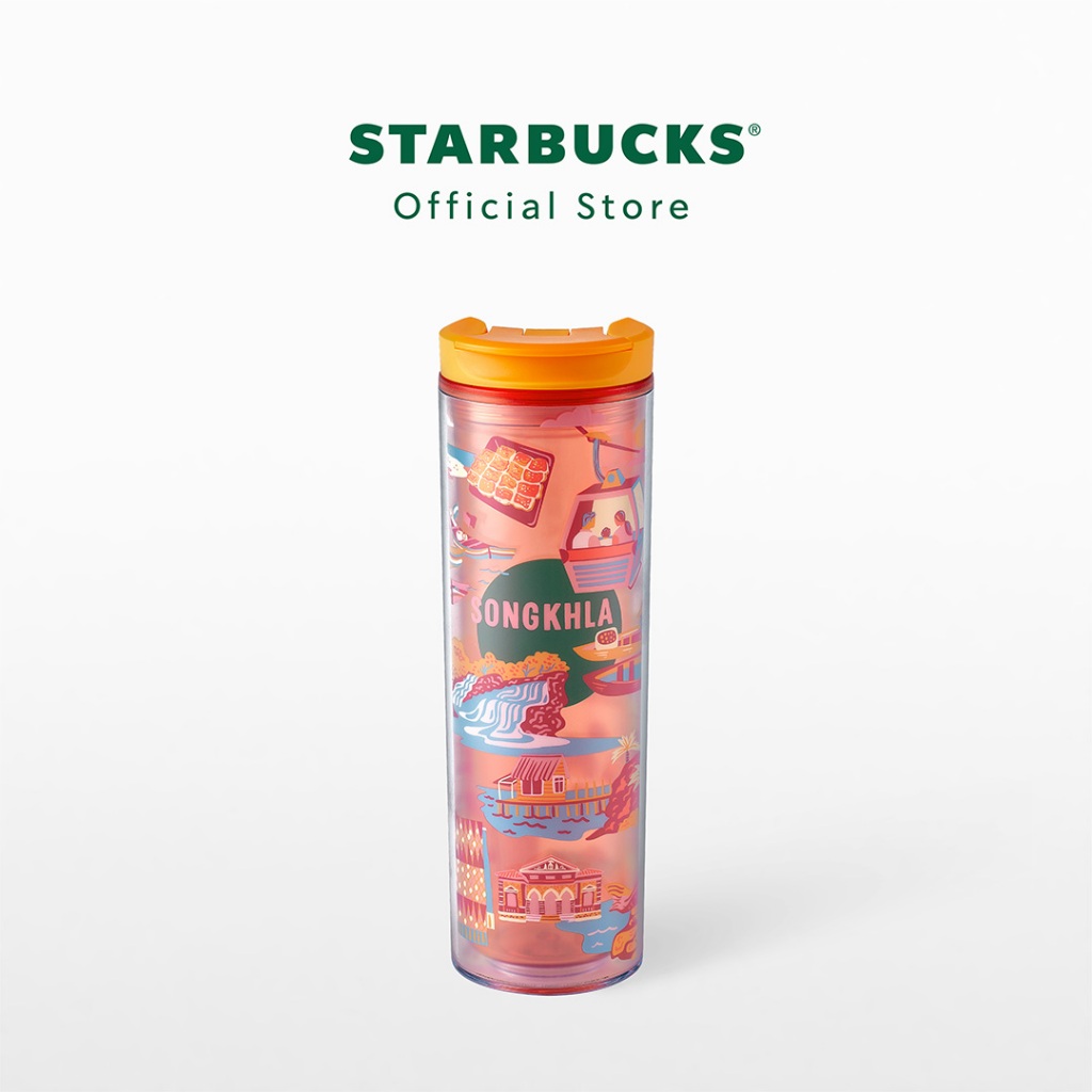 Starbucks Songkhla Discovery Tumbler 16oz. ทัมเบลอร์สตาร์บัคส์พลาสติก ขนาด 16ออนซ์ A11180334
