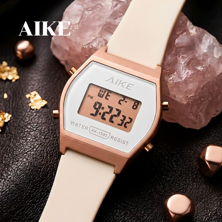 t-time AIKE นาฬิกาข้อมือดิจิตอล กันน้ำ สวยหรู รุ่นใหม่ สุดฮอต พร้อมตั้งเวลาก่อนจัดส่ง