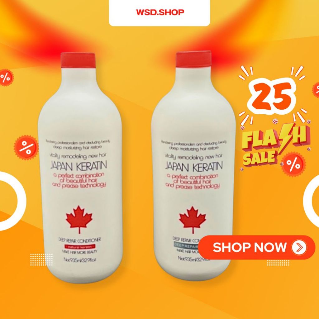 เจแปน เคราติน Japan Keratin แชมพูและคอนดิชั่นเนอร์ 935 มล. ของแท้ Virosava