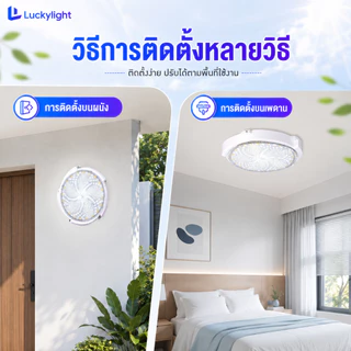 โคมไฟเพดาน ไฟโซล่าเซลล์ ไฟเพดานบ้าน80000W ไฟ LED โคมไฟเพดาน สว่างอัตโนมัติเมื่อฟ้ามืด ชาร์จไฟอัตโนมั