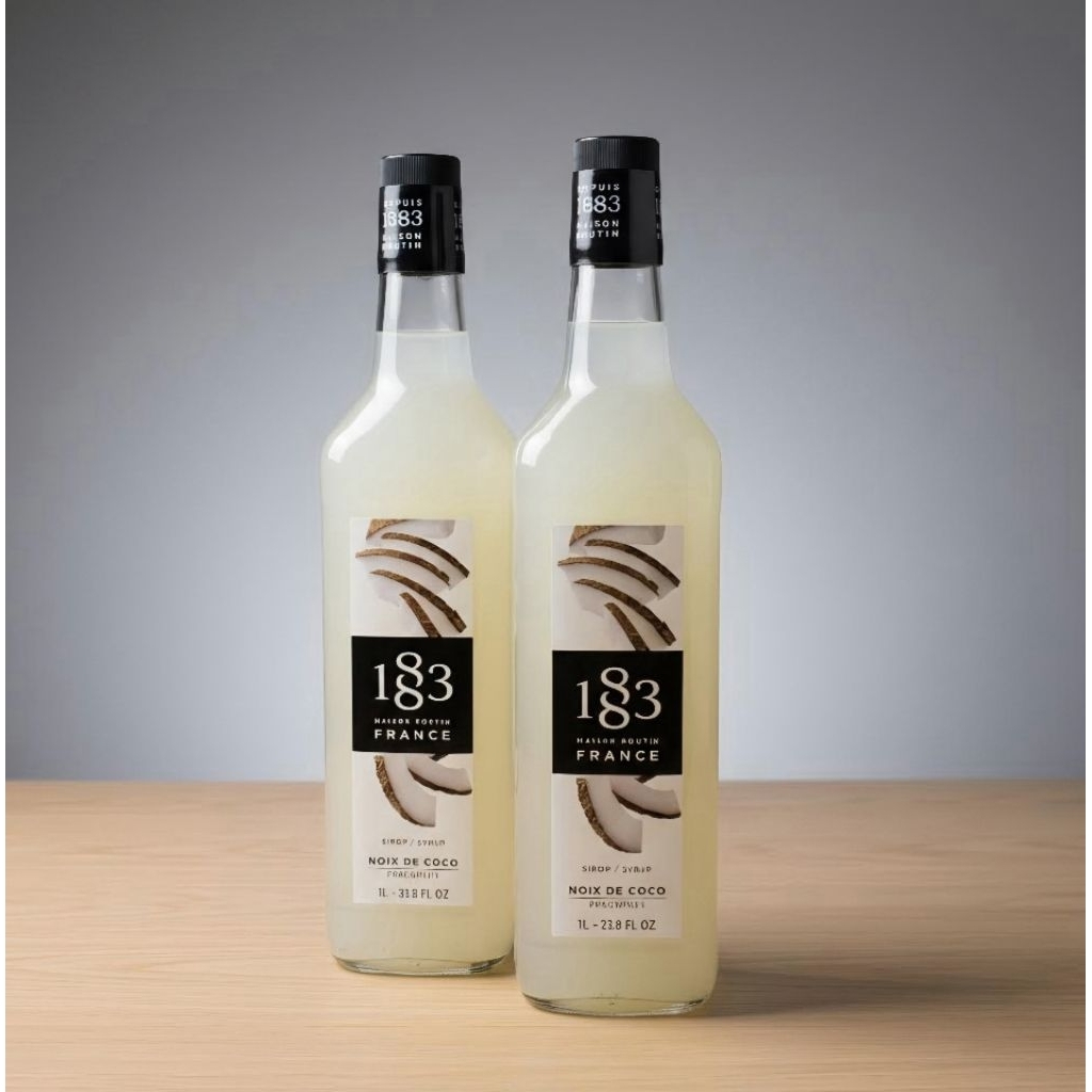 ไซรัปมะพร้าว 1883 ใส่มัจฉะ กาแฟ เพิ่มรสชาติ ขนาด 100 และ 200 ml