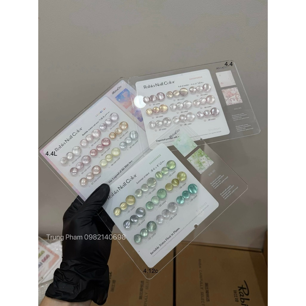【พร้อมส่ง】  มี 7 รุ่น  RABIA 9 สี สีเจลแคทอายเนื้อซาติน + สีเจลแคทอายลูกแก้ว   สีสวยแน่นชัด ติดทนนาน พร้อมชาร์ทโชว์