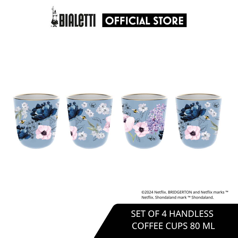 Bialetti ชุดแก้วกาแฟขนาดเล็ก 4 ใบ BRIDGERTON [BL-BRID009]