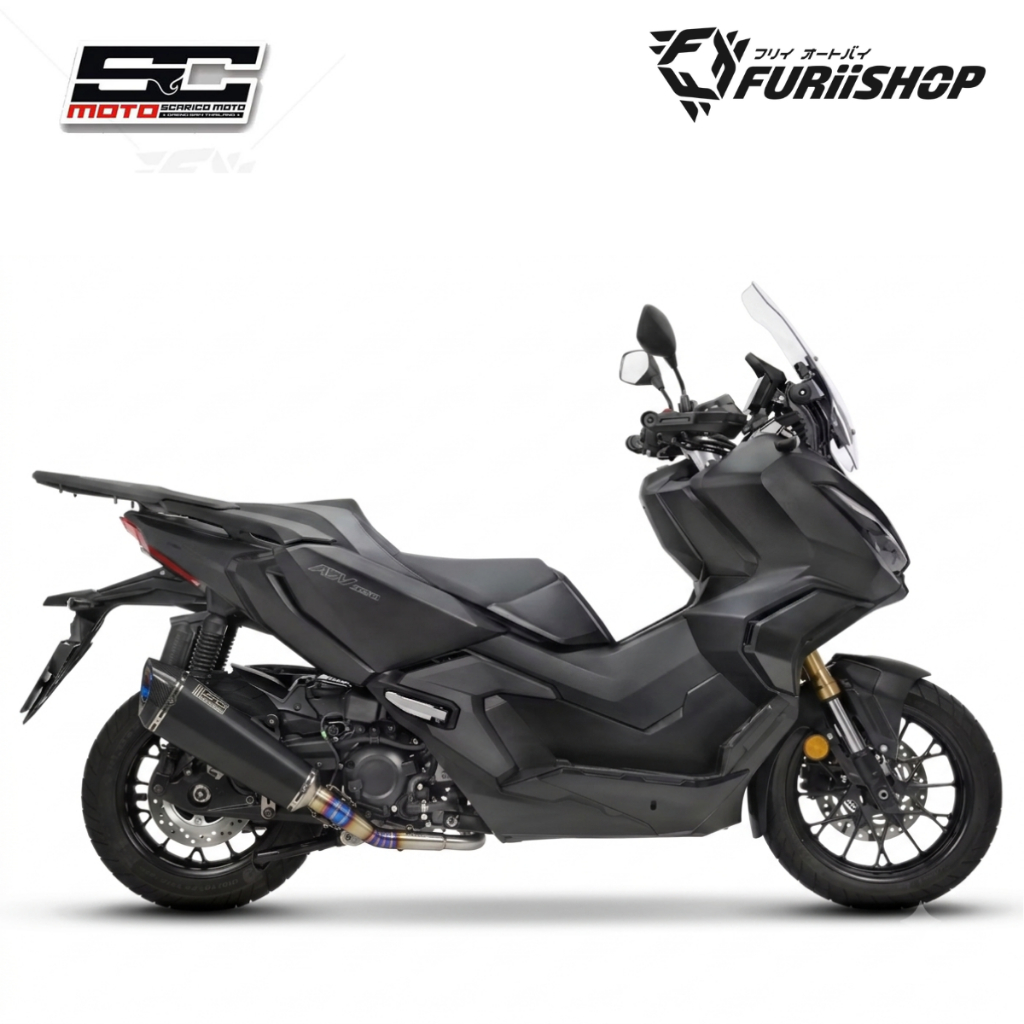 ท่อ SC MOTO สำหรับ Honda Forza 350  ลูกเดิมเป่าคอ