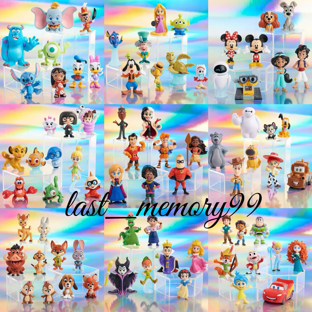📍 พร้อมส่ง disney mini fugure 100 years year 100ปี disney bean