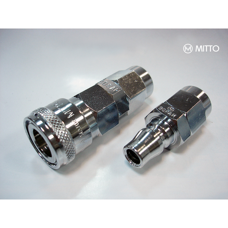 ข้อต่อลม คอปเปอร์ลม น็อตล๊อก สายPU 8x12 mm มาเป็น SET (30SAH-30PAH-SET)