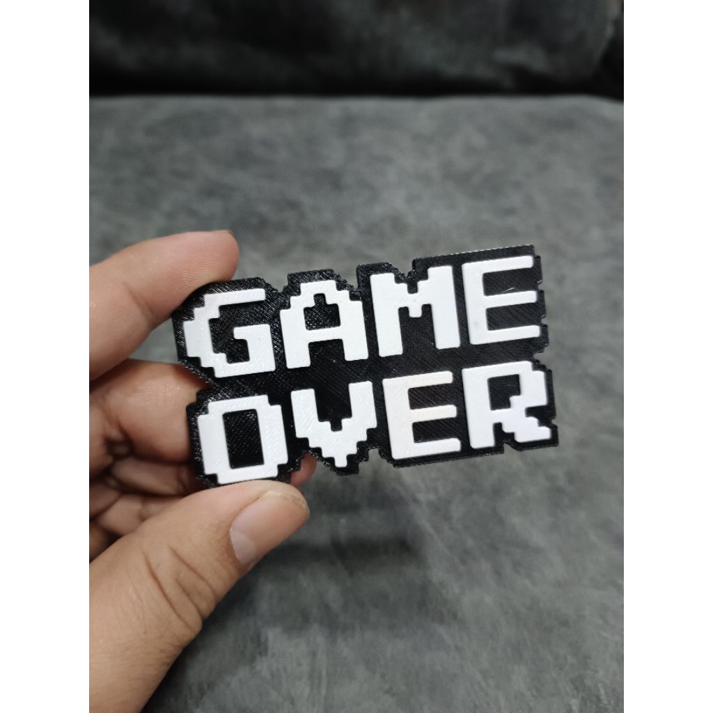 แม่เหล็กติดตู้เย็น game over