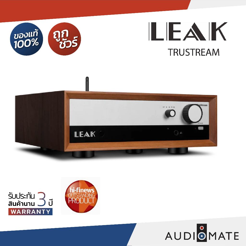LEAK TruStream Streaming DAC/ Network Player / เครื่องเล่นเน็ตเวิร์กสตรีมเมอร์ ชิป DAC ES9038Q2M ประ