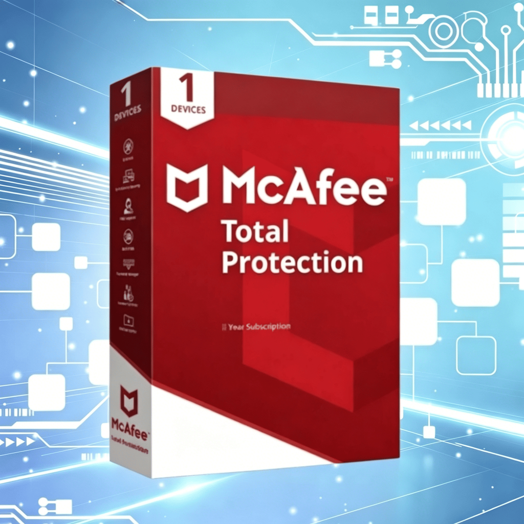 McAfee Total Protection Antivirus 2025 - 1 PC / 10 ปี โปรแกรมป้องกันไวรัส ของ Windows x64
