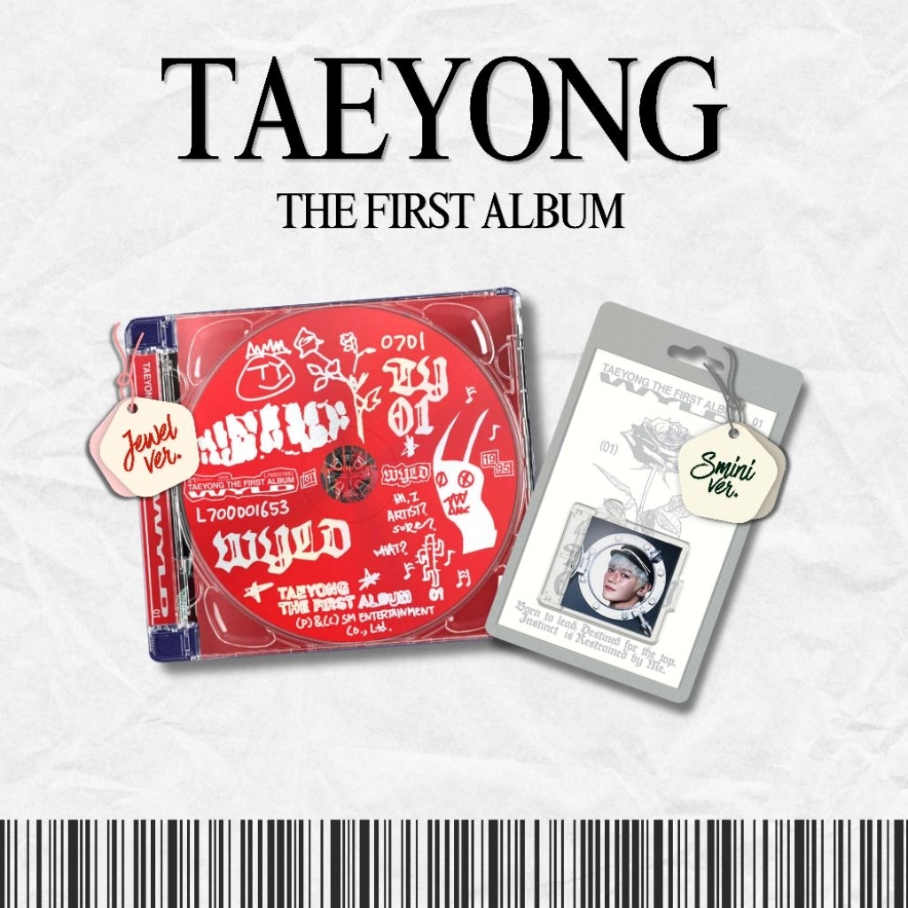 [PRE] | TAEYONG - 1st Album [WYLD] Jewel ver. & Smini ver. ไม่แกะ ไม่มีเบเน