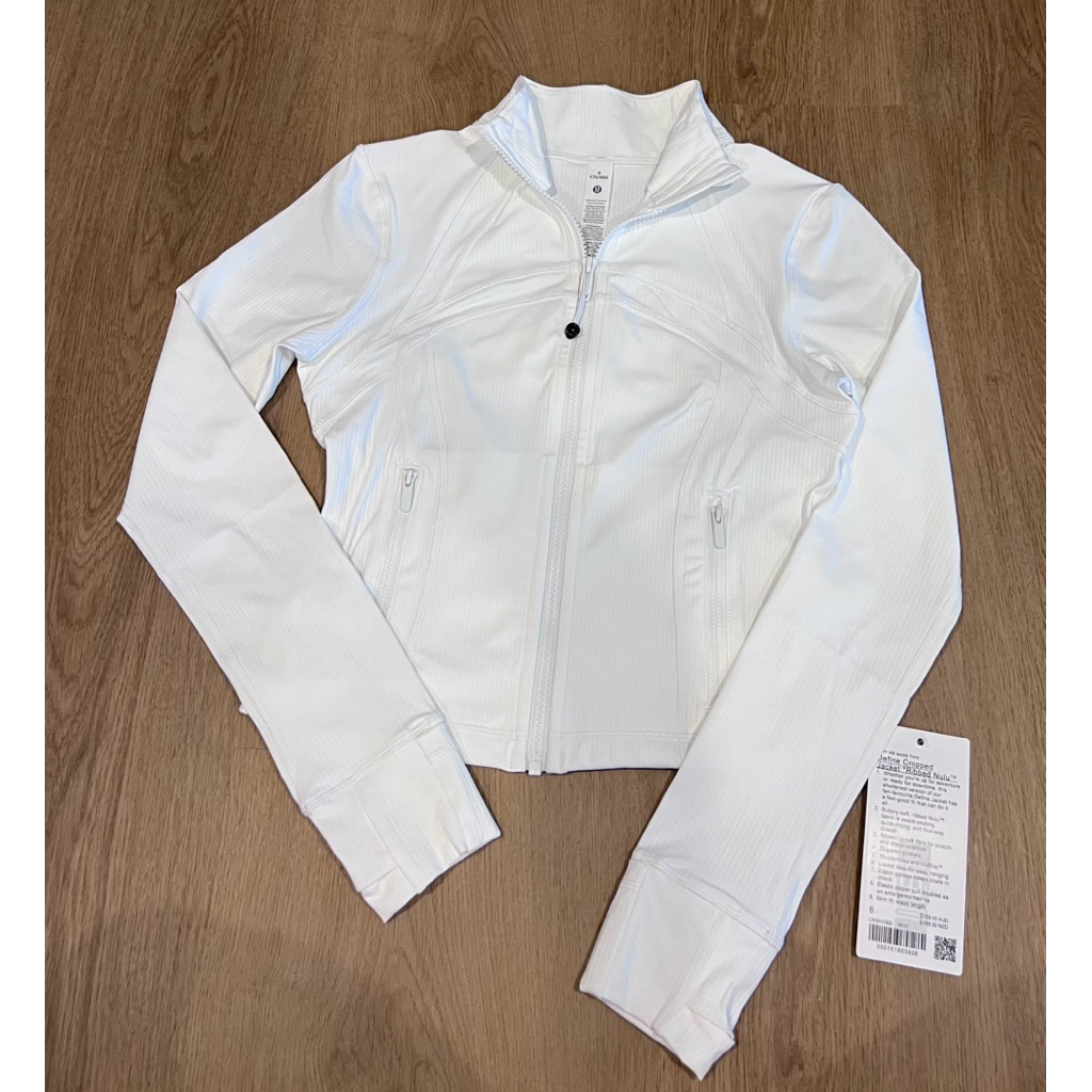 Lululemon Define Cropped Jacket Ribbed Nulu ของแท้💯