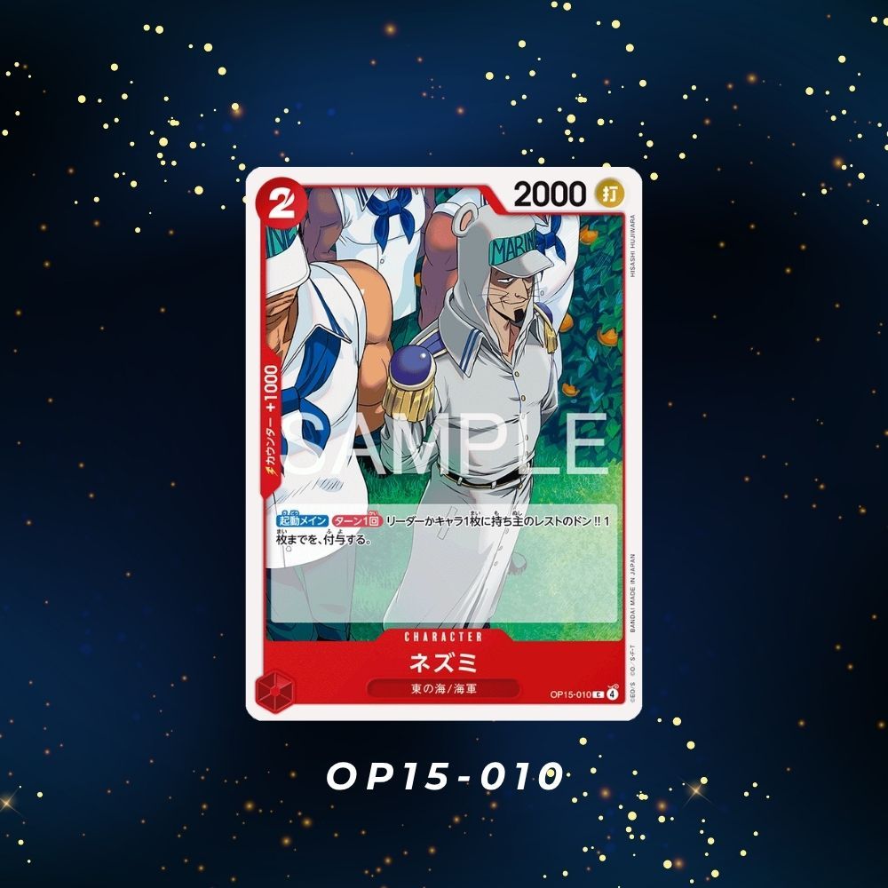 (OP15-010)One Piece card game- Nezumi  การ์ดเกมส์วันพีซ