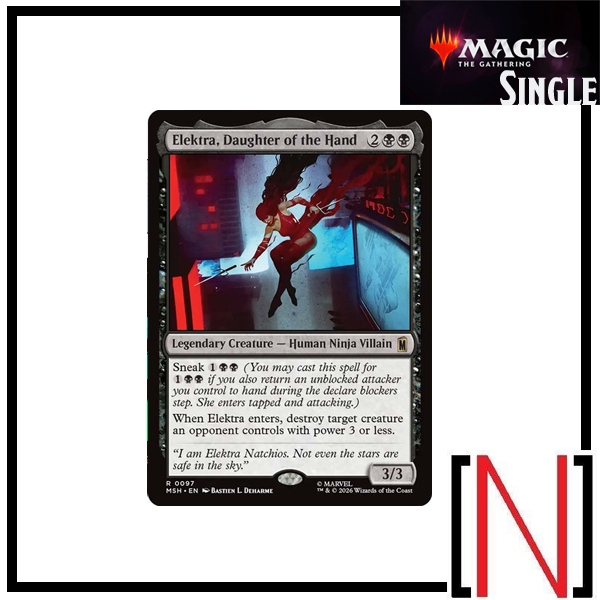 [MTG][Single][MSH] Elektra, Daughter of the Hand ระดับ Rare [ภาษาอังกฤษ]