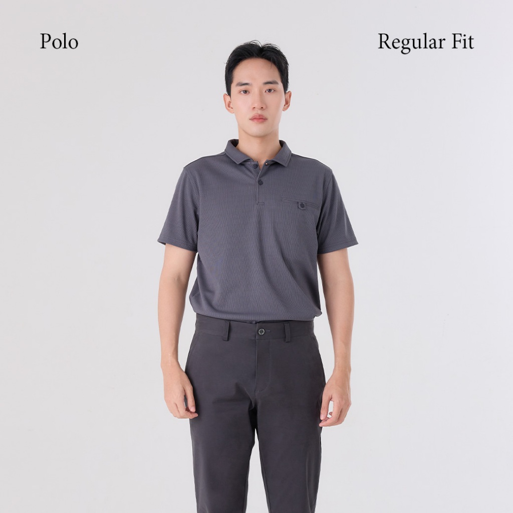 Khaki Bros. - คาคิบรอส - Polo T-Shirt - เสื้อโปโลแขนสั้น ทรง Regular Fit - KM26K023