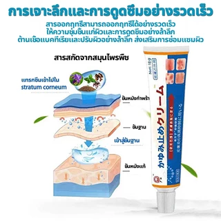 🌿 หยุดคันเร็ว ช่วยยับยั้งเชื้อรา บรรเทาอาการคันและผิวลอก เนื้อครีมบางเบา ครีมแก้เชื้อรา(18g)