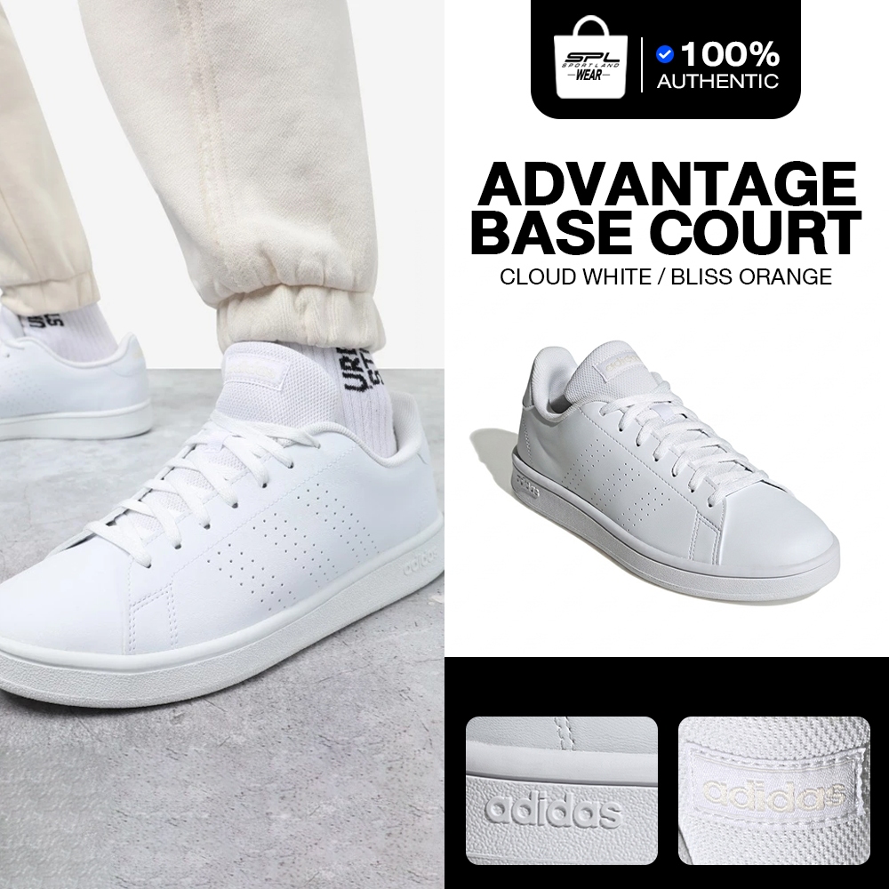 Adidas อาดิดาส รองเท้าผ้าใบ รองเท้าสีขาว W Advantage Base Court GW7105 (2100)