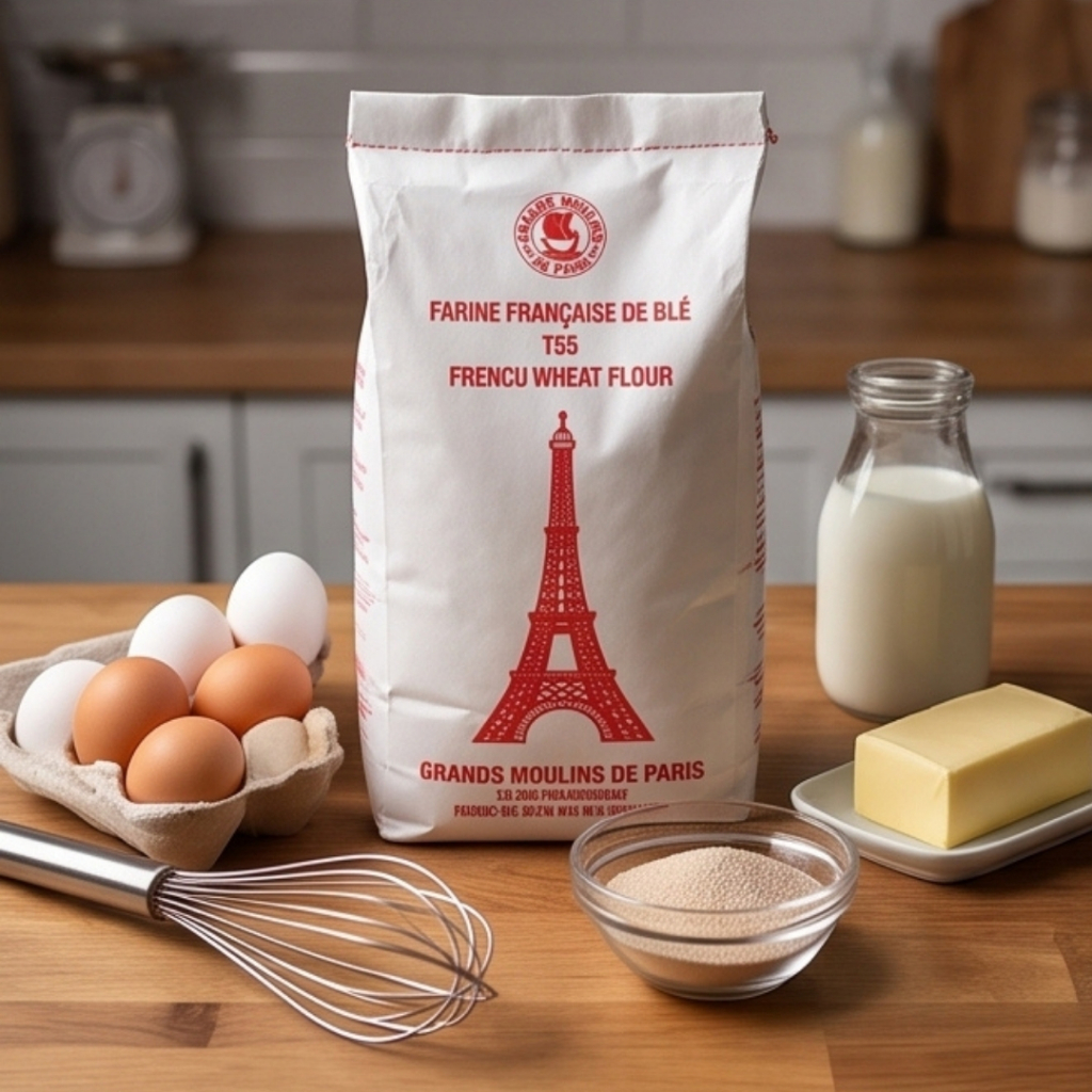(แบ่งขาย) แป้งสาลีฝรั่งเศส T55 French Wheat แท้100 % นำเข้าจากฝรั่งเศส
