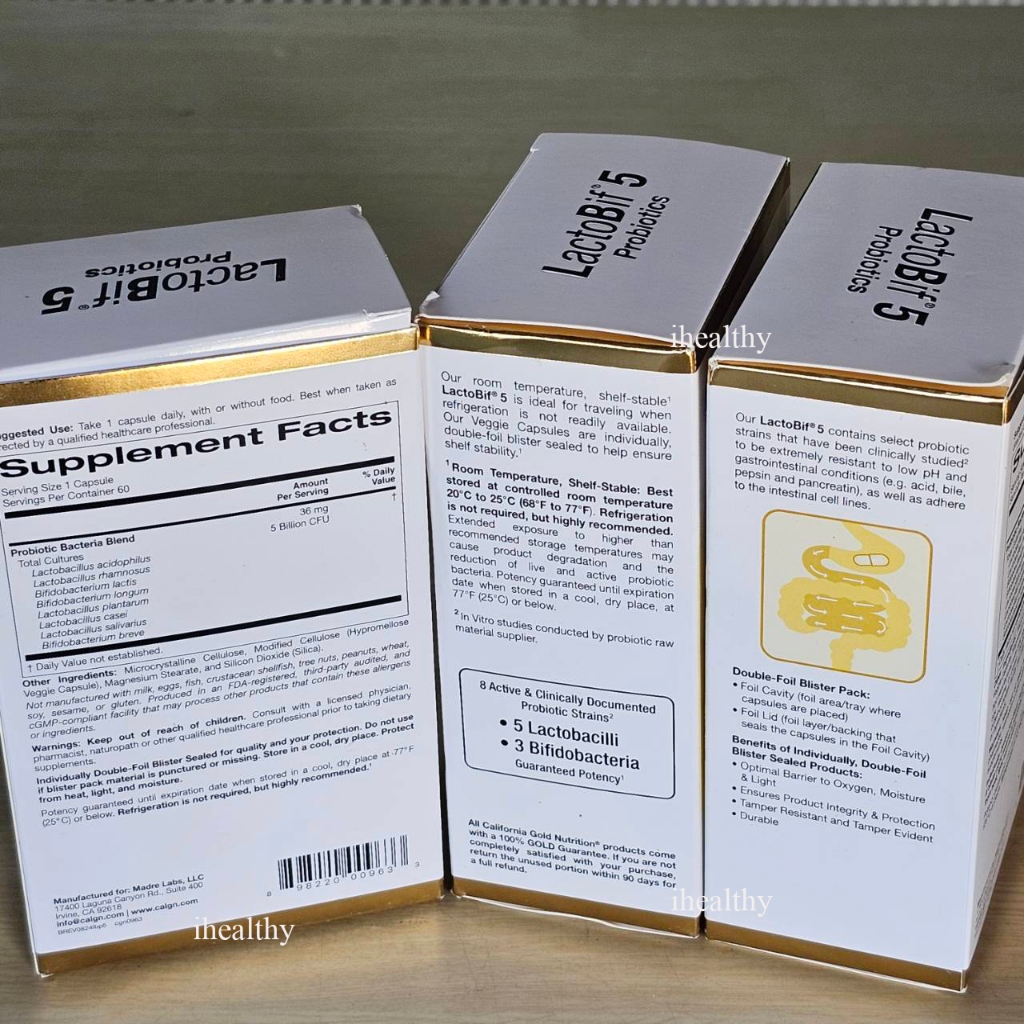 LactoBif Probiotics California Gold โพรไบโอติกปรับลำไส้ รูปที่ 3
