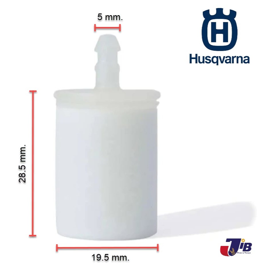 อะไหล่ กรองน้ำมัน กรองเบนซินเครื่องตัดหญ้า Husqvarna 143 RII 541RS ของแท้ - FUEL FILTER 503443201 Genuine Part