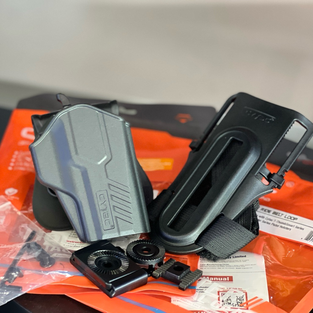 SET: ซองปลดนิ้วโป้งสำหรับ Sig 320 carry M18 พร้อมเพลทลดต่ำ Cytac