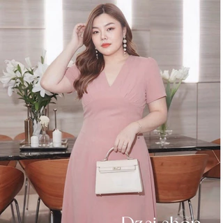 เดรสสาวอวบอ้วน Luxuriousคอวีพร่างหุ่น❤️